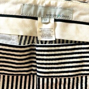 Tevrow + Chase Striped Seersucker Bermuda Shorts